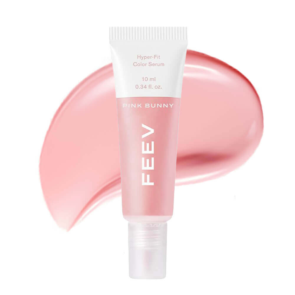 Универсальная цветная сыворотка-румяна в мини-формате FEEV Hyper-Fit Color Serum Mini Pink Bunny