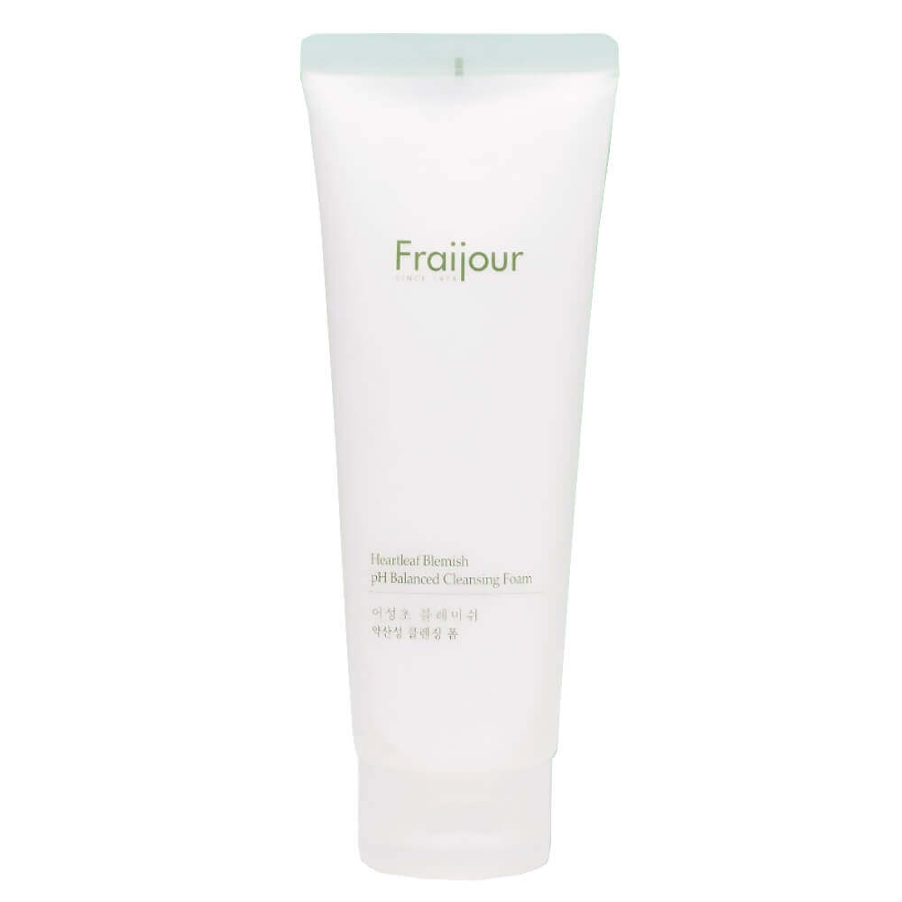 Слабокислотная очищающая пенка для кожи с акне Fraijour Heartleaf Blemish pH Balanced Cleansing Foam
