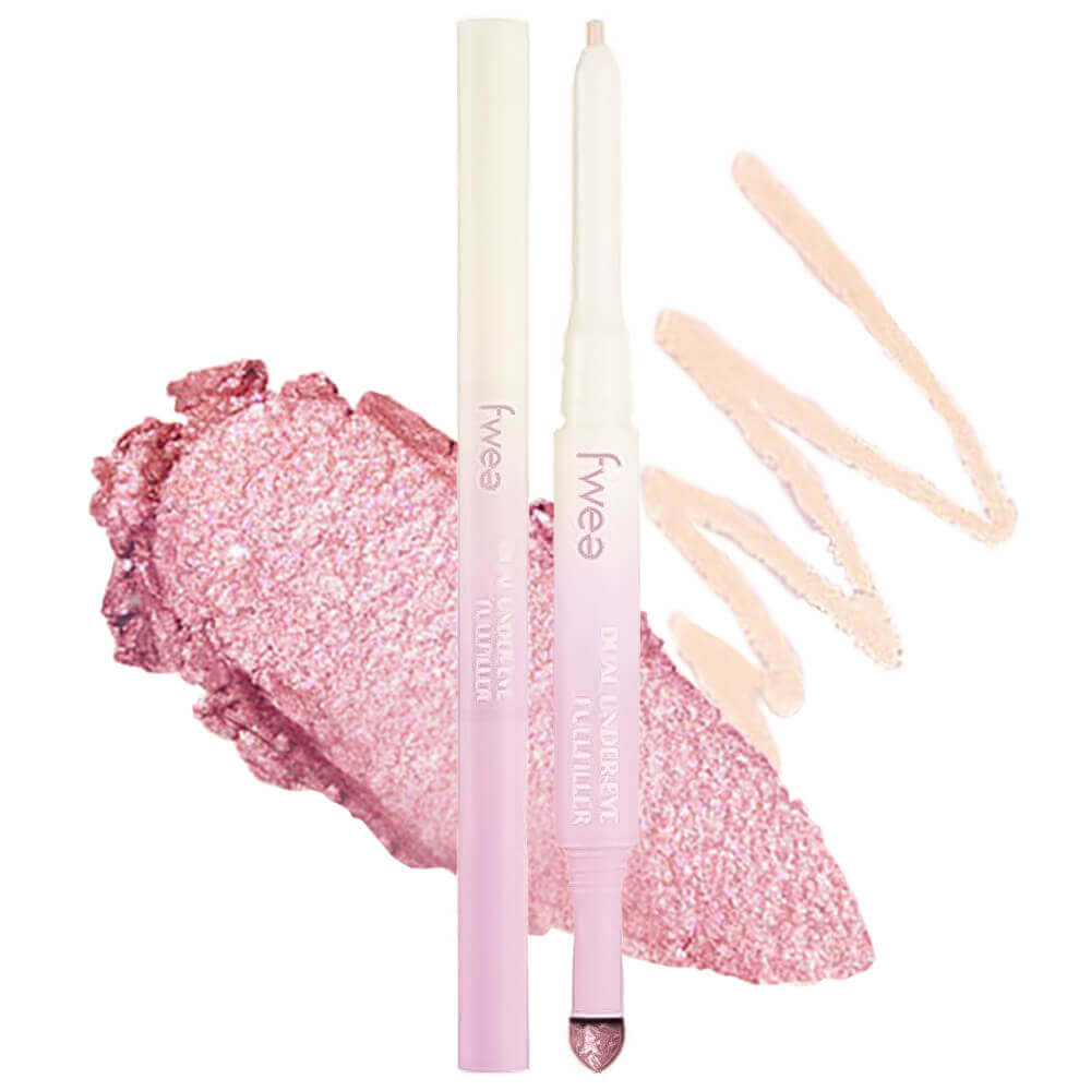 Двойной карандаш для макияжа глаз fwee Dual Under-Eye Fullfiller 02 Dear Posy