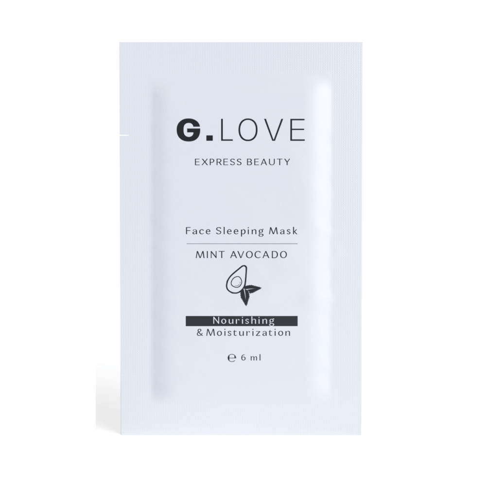 Питательная ночная маска с авокадо и мятой G.Love Face Sleeping Mask Mint Avocado - саше 6 мл