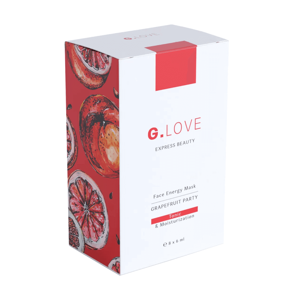 Тонизирующая маска для лица с ниацинамидом G.Love Face Energy Mask Grapefruit Party - упаковка 48 мл