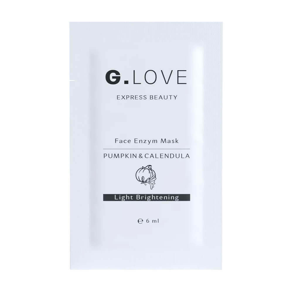 Осветляющая маска для лица с энзимами тыквы G.Love Face Enzym Mask Pumpkin&Calendula - саше 6 мл