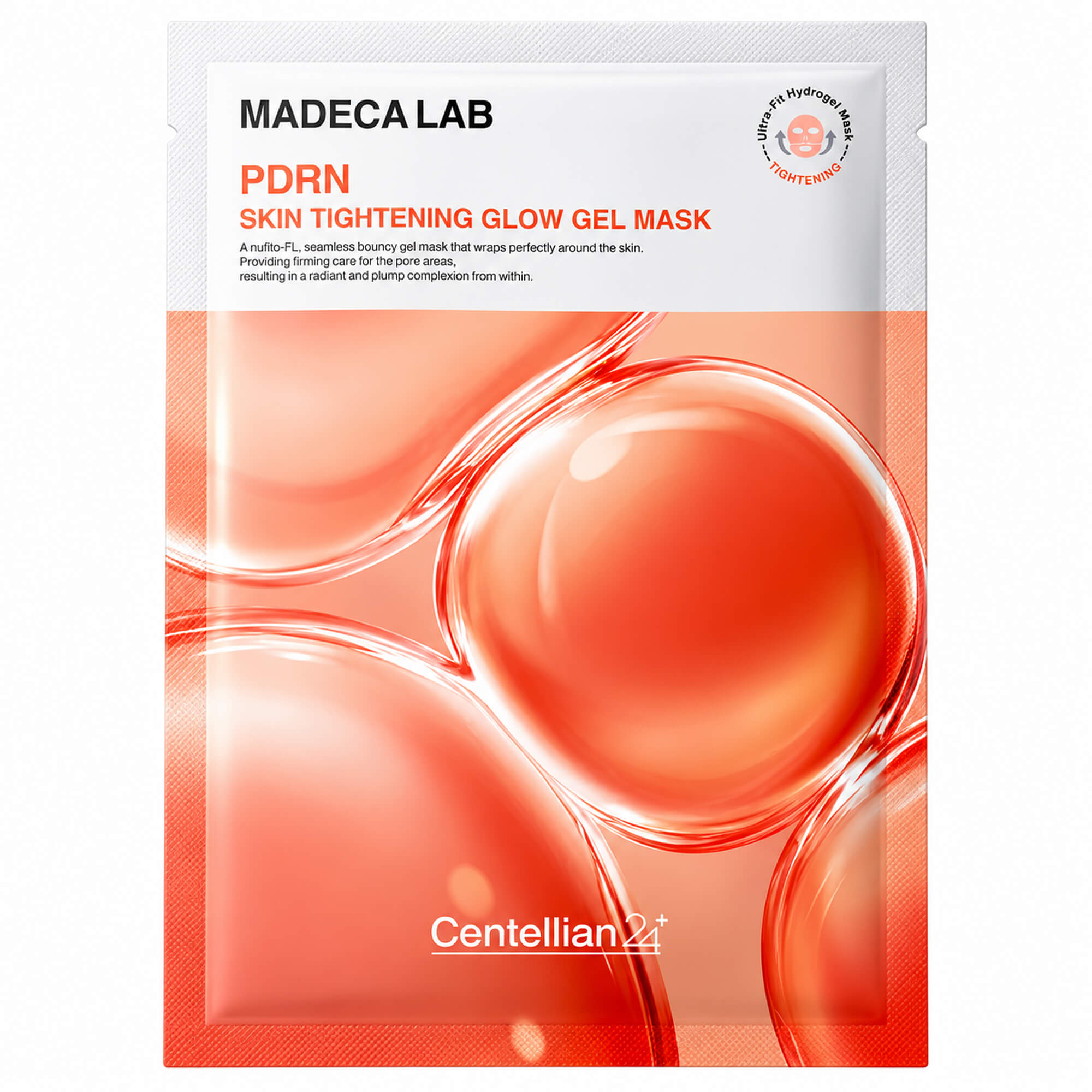 Гидрогелевая маска с ПДРН и центеллой Centellian24 Madeca Lab PDRN Skin Tightening Glow Gel Mask