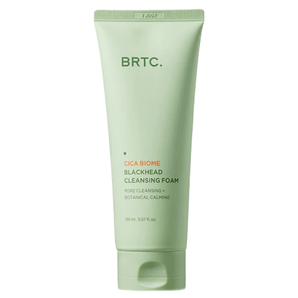 Деликатная пенка-биом для очищения пор BRTC Cica Biome Blackhead Cleansing Foam