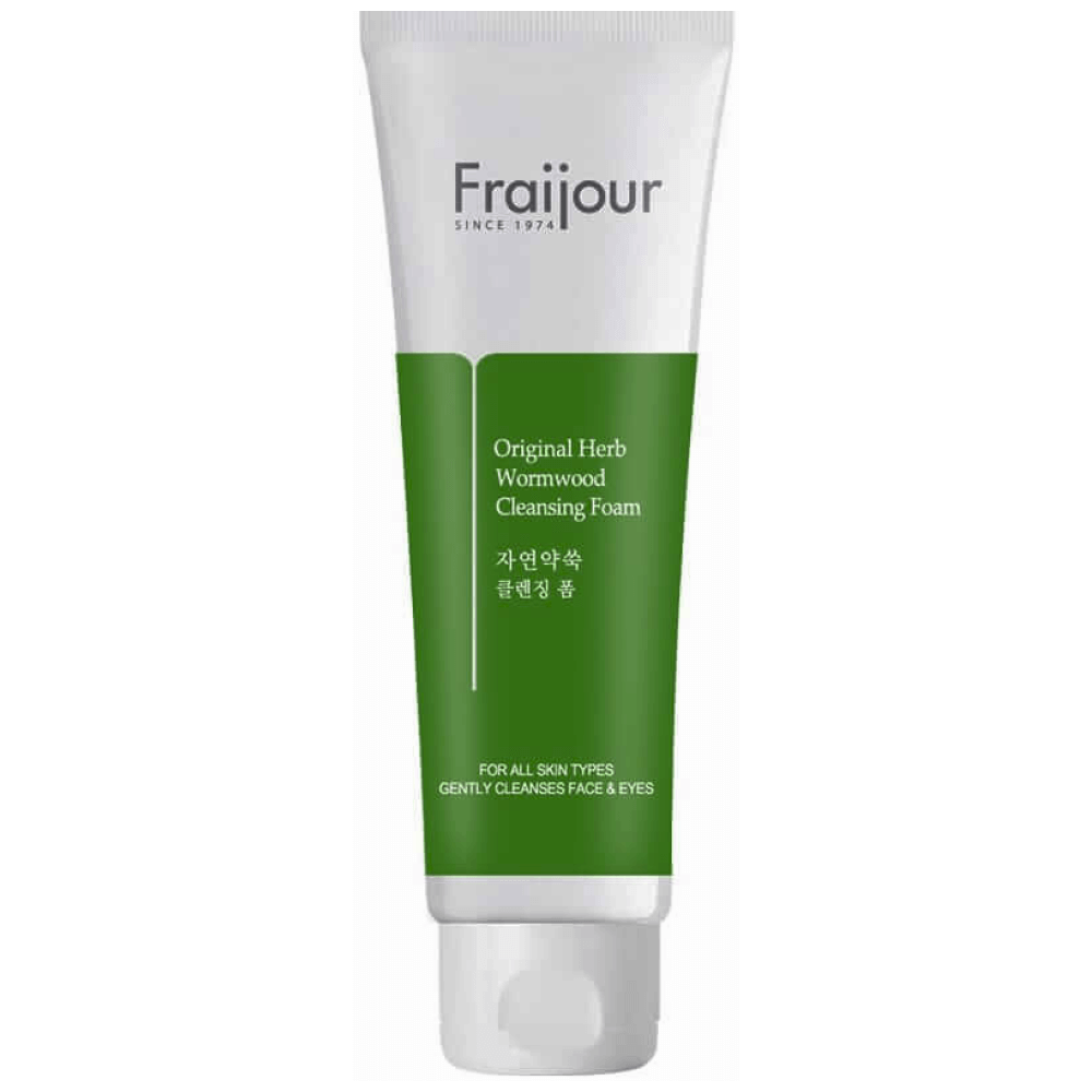 Очищающая пенка с полынью для проблемной кожи Fraijour Original Herb Wormwood Cleansing Foam