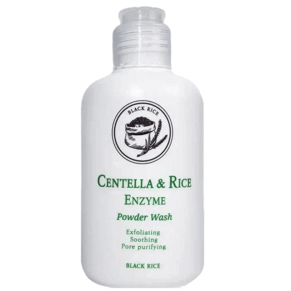 Энзимная пудра с центеллой и чёрным рисом Black Rice Centella Rice Enzyme Powder Wash
