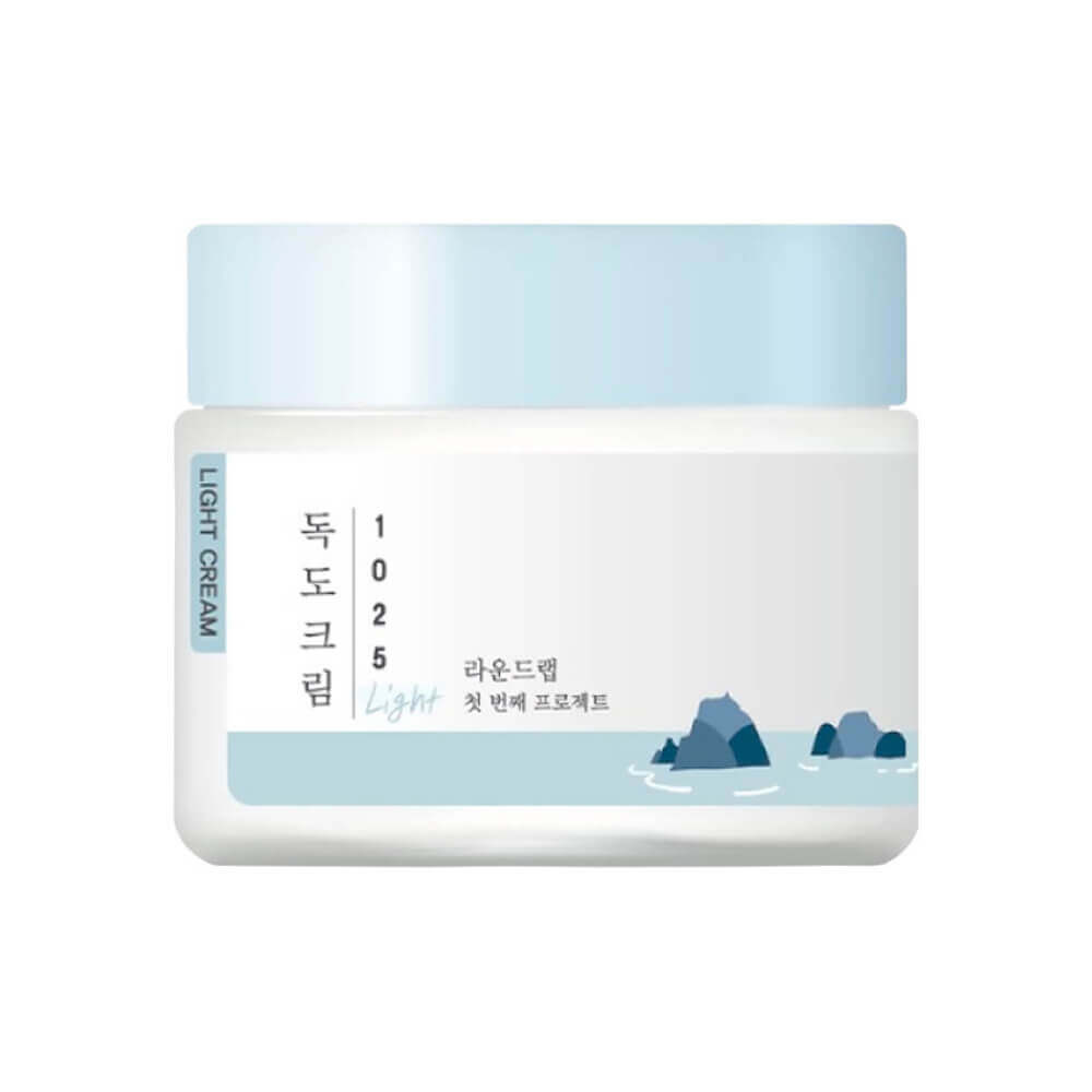 Лёгкий увлажняющий крем с комплексом минералов Round Lab 1025 Dokdo Light Cream