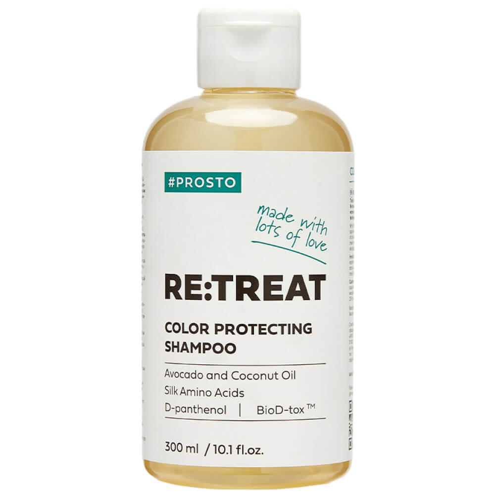 Восстанавливающий шампунь для защиты цвета PROSTO RE:TREAT Color Protecting Shampoo