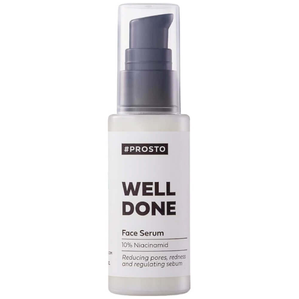 Сыворотка комплексного действия с 10% ниацинамида PROSTO WELL DONE Face Serum