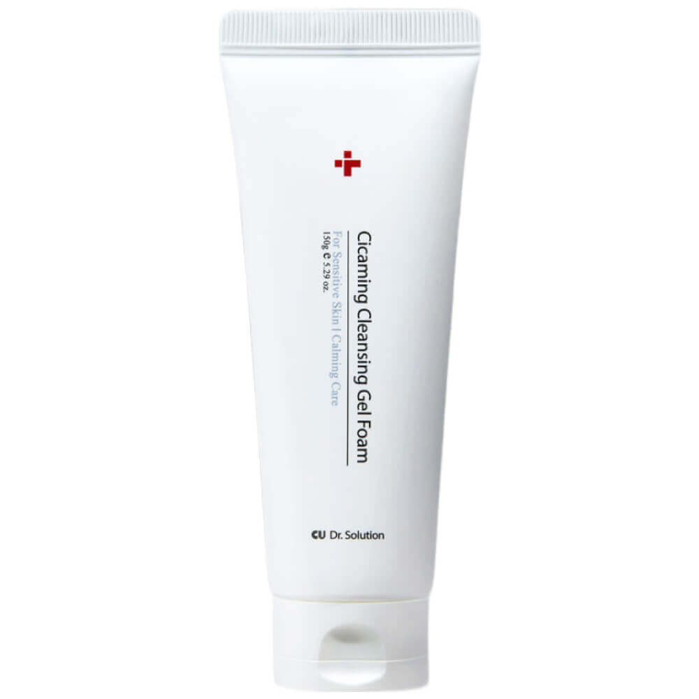 Гель-пенка с центеллой для деликатного умывания CUSKIN Dr.Solution Cicaming Cleanser Gel Foam