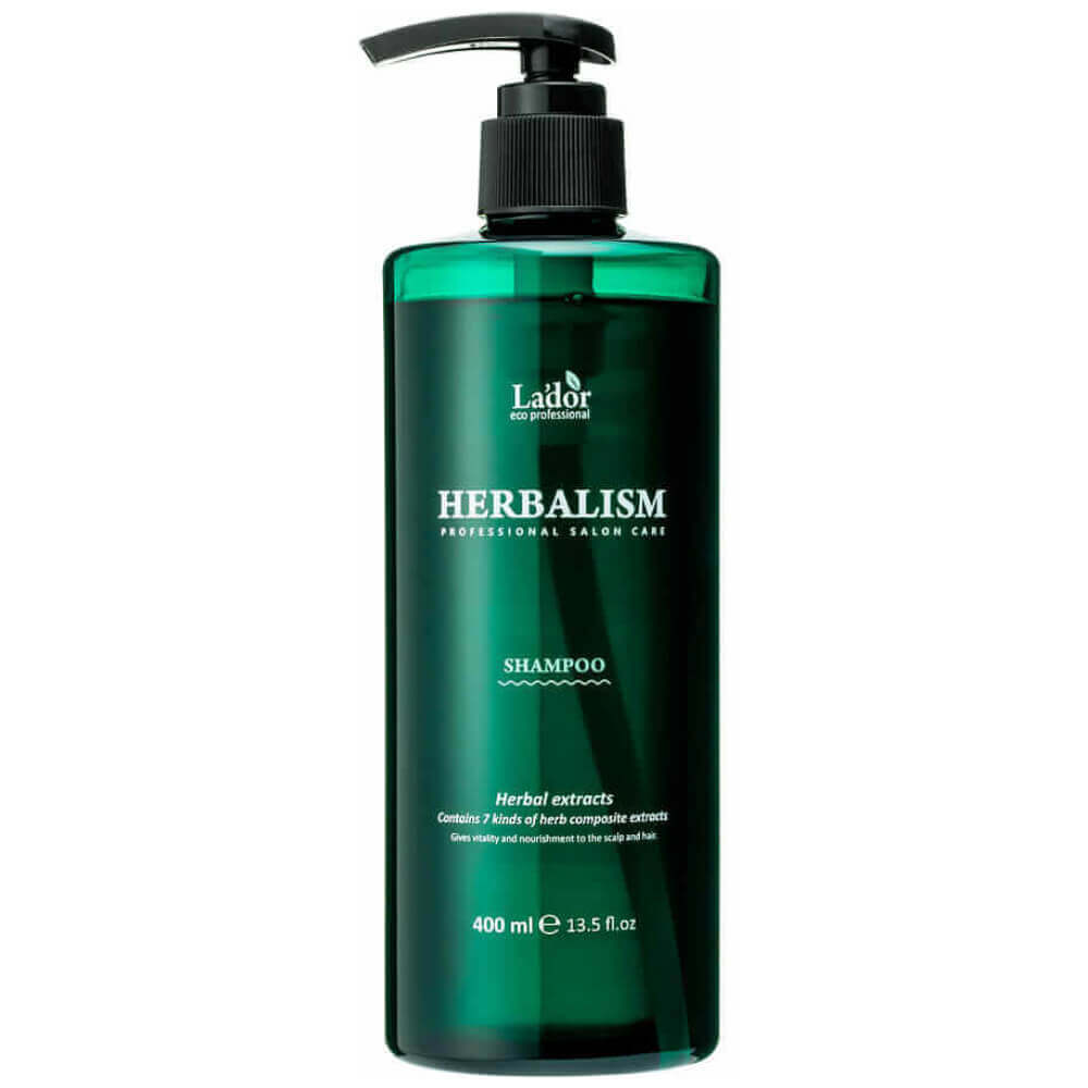 Слабокислотный травяной шампунь с аминокислотами Lador Herbalism Shampoo 400 мл