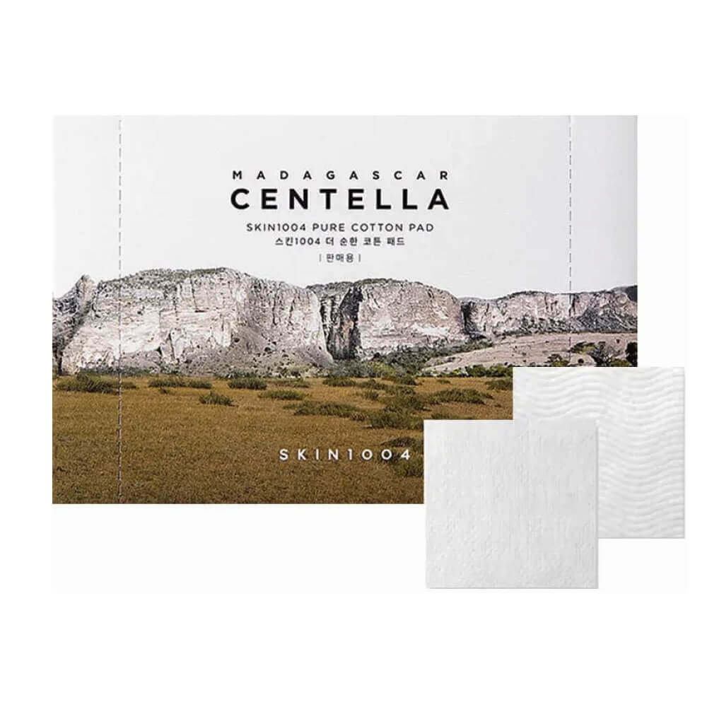 Хлопковые двусторонние пэды для деликатного ухода SKIN1004 Madagascar Centella Pure Cotton Pad