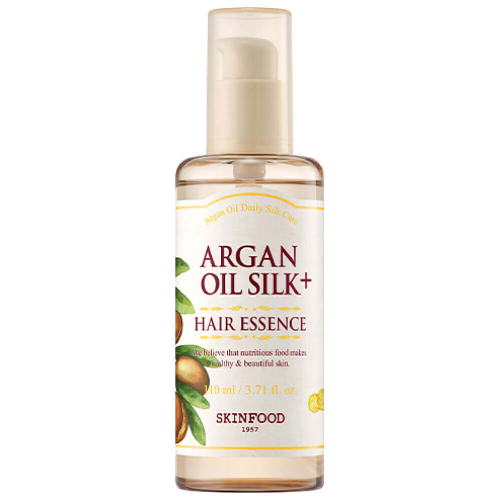 Аргановая эссенция для блеска волос Skinfood Argan Oil Silk Plus Hair Essence