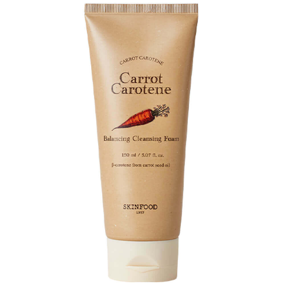 Балансирующая пенка с бета-каротином Skinfood Carrot Carotene Balancing Cleansing Foam