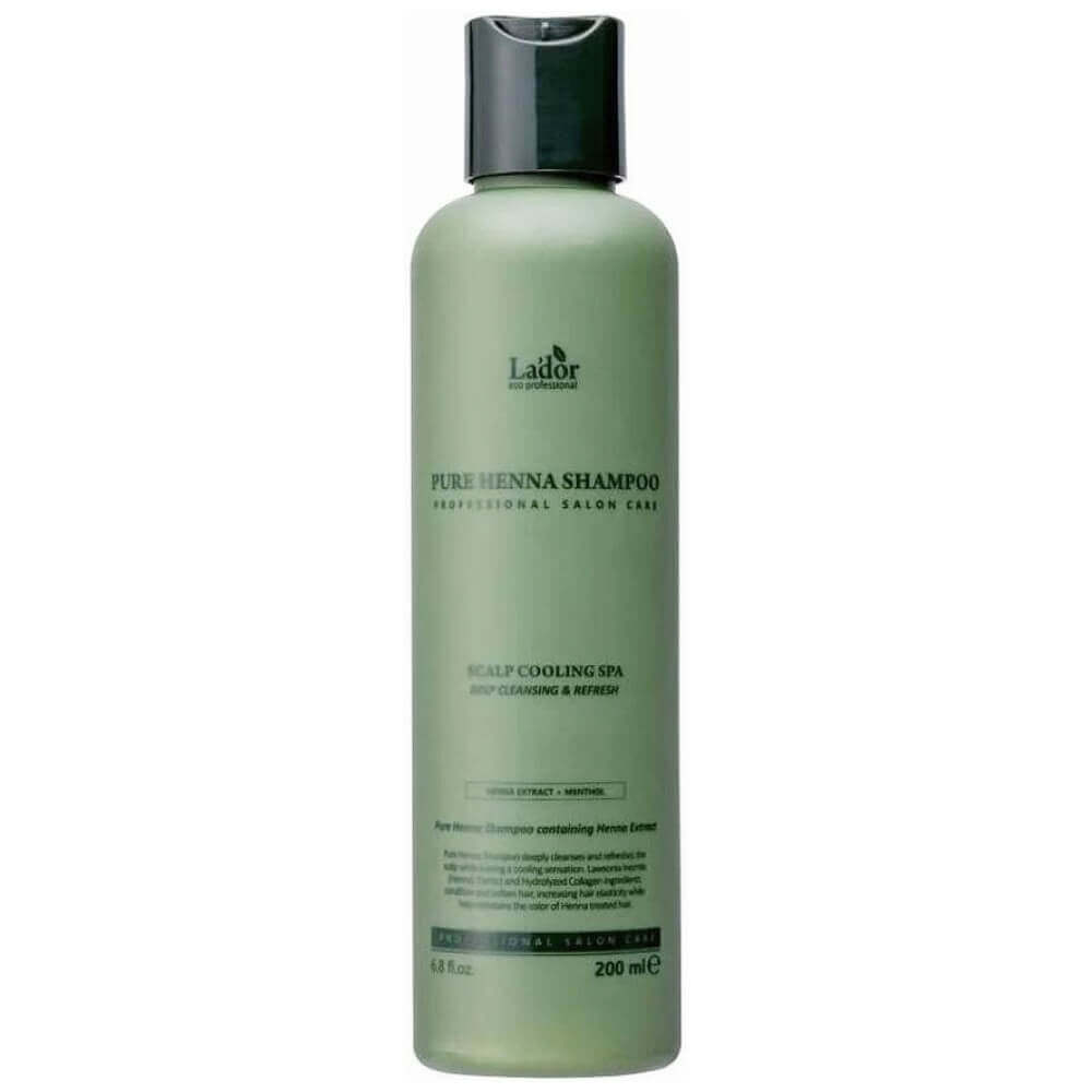 Освежающий шампунь с хной, кактусом и ментолом Lador Pure Henna Shampoo