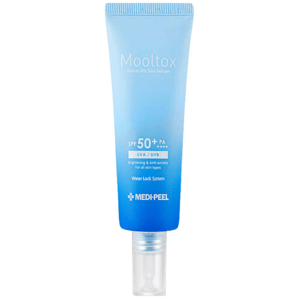 Ультраувлажняющая солнцезащитная сыворотка Medi-Peel Aqua Mooltox Water-Fit Sun Serum SPF50+ PA++++