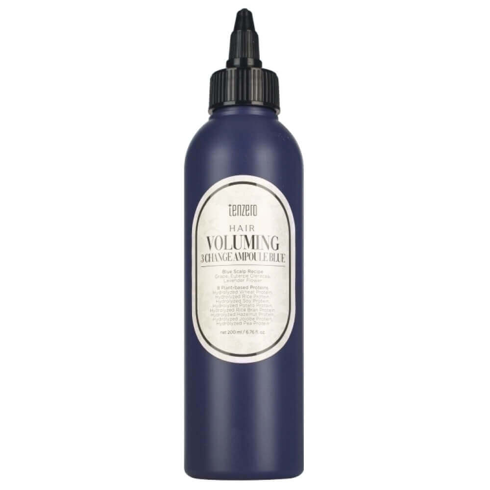 Маска-филлер для объёма волос Tenzero Hair Voluming 3 Change Ampoule Blue