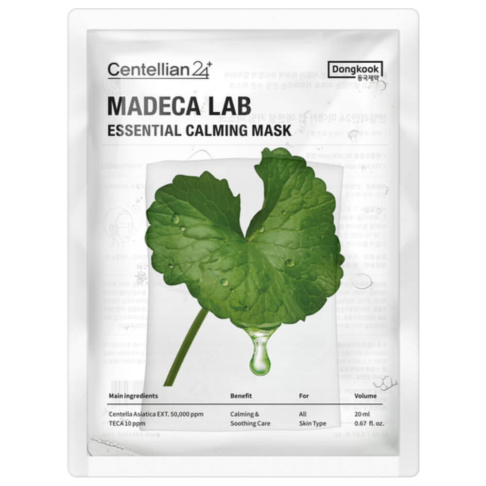 Успокаивающая тканевая маска с центеллой Centellian24 Madeca Lab Essential Calming Mask