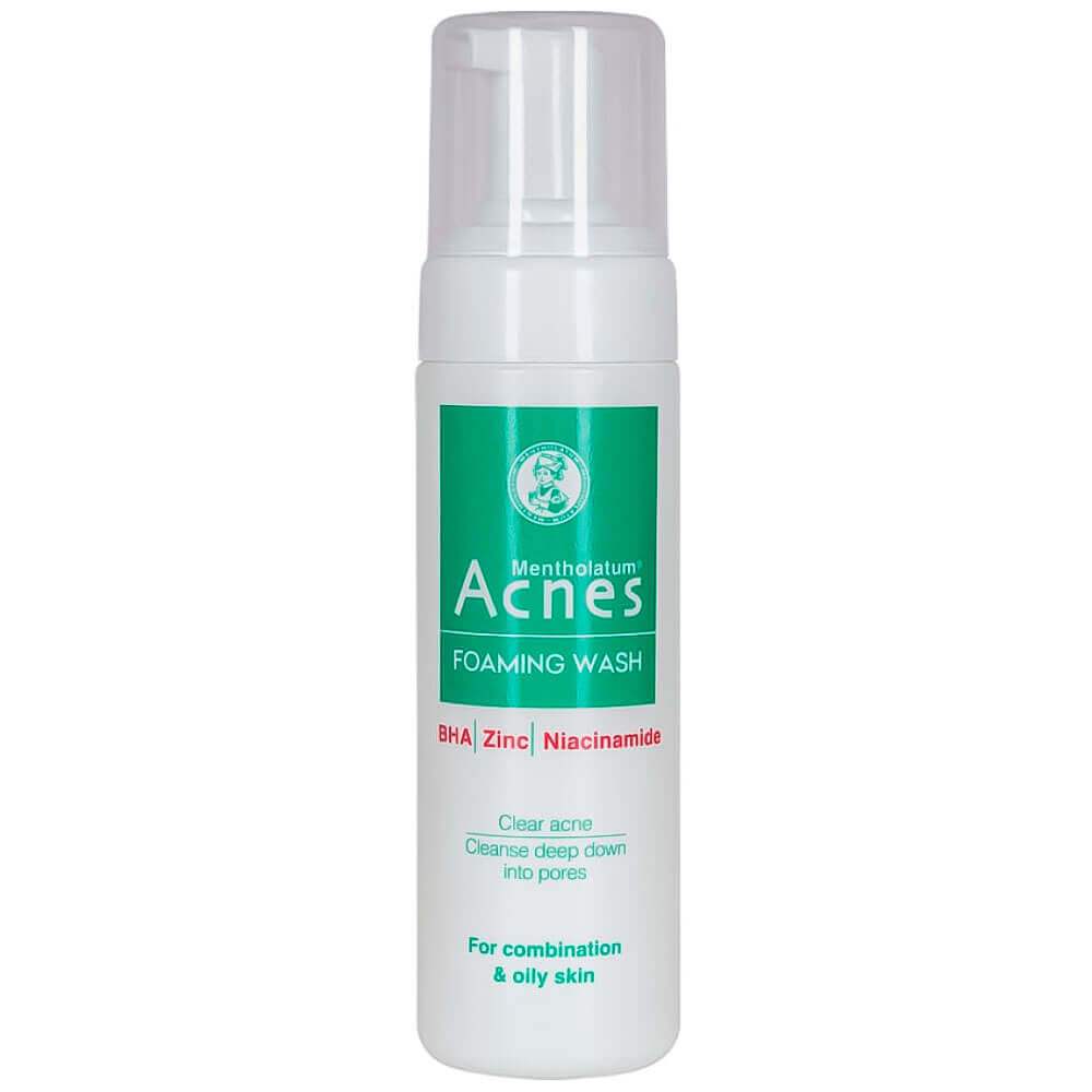 Кислородная очищающая пенка для проблемной кожи Mentholatum Acne Foaming Wash