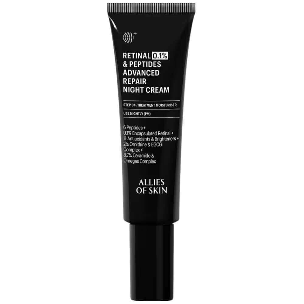 Интенсивный ночной крем с ретиналем Allies of Skin Retinal 0,1%&Peptides Advanced Repair Night Cream