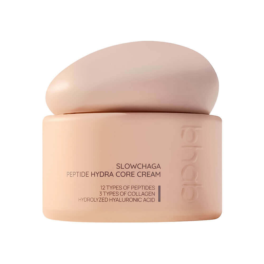 Увлажняющий крем с экстрактом гриба чага и пептидами bhab Slowchaga Peptide Hydra Core Cream
