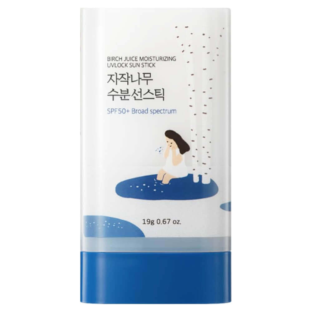 Солнцезащитный стик с березовым соком Round Lab Birch Juice Moisturizing Sun Stick SPF50+ PA++++