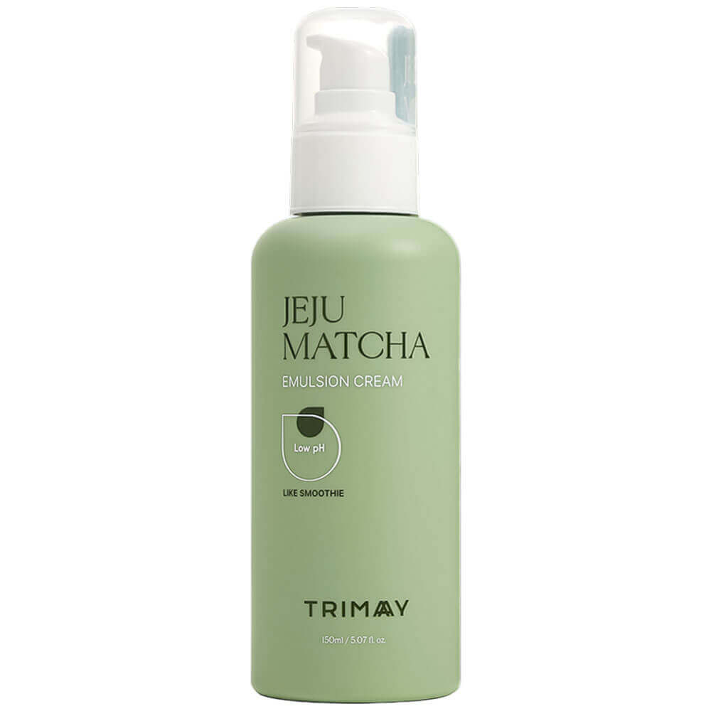 Успокаивающий крем-эмульсия с чаем матча Trimay Jeju Matcha Low pH Soothing Emulsion Cream