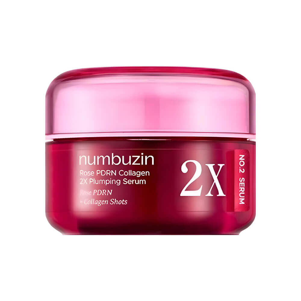 Интенсивная сыворотка с ПДРН и микроиглами numbuzin No.2 Rose PDRN Collagen 2X Plumping Serum