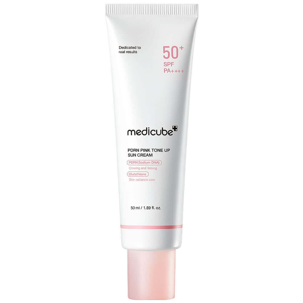 Тонирующий солнцезащитный крем с ПДРН medicube PDRN Pink Tone Up Sun Cream SPF50+ PA++++