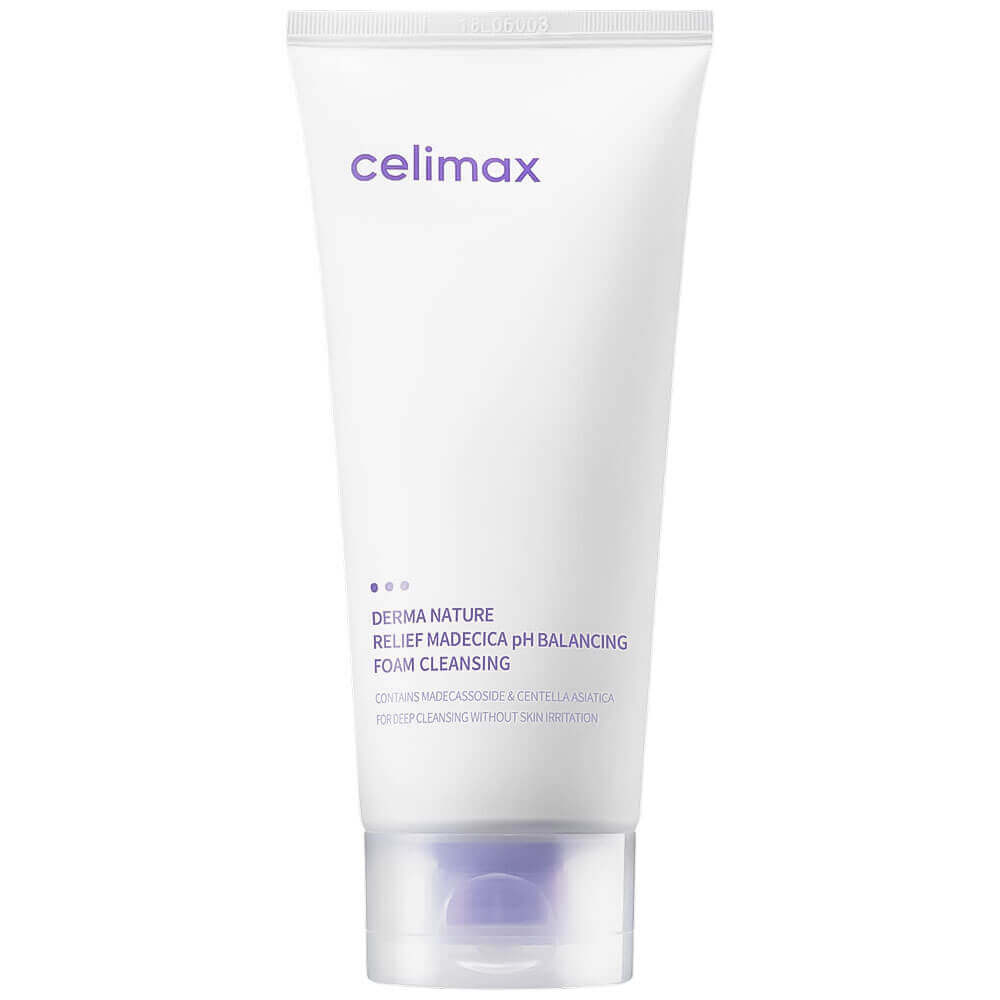 Слабокислотная пенка для умывания Celimax Derma Nature Relief Madecica pH Balancing Foam Cleansing