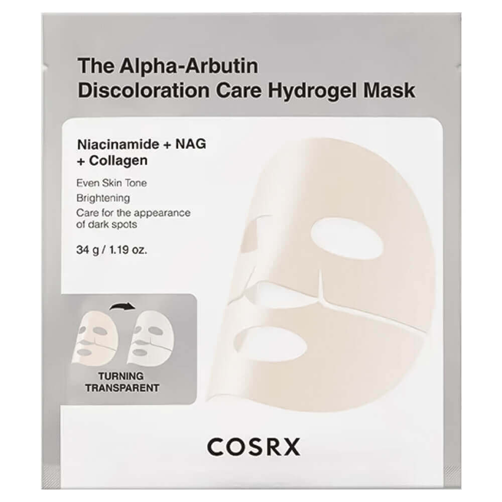 Осветляющая гидрогелевая маска с альфа-арбутином COSRX Arbutin Discoloration Hydrogel Mask