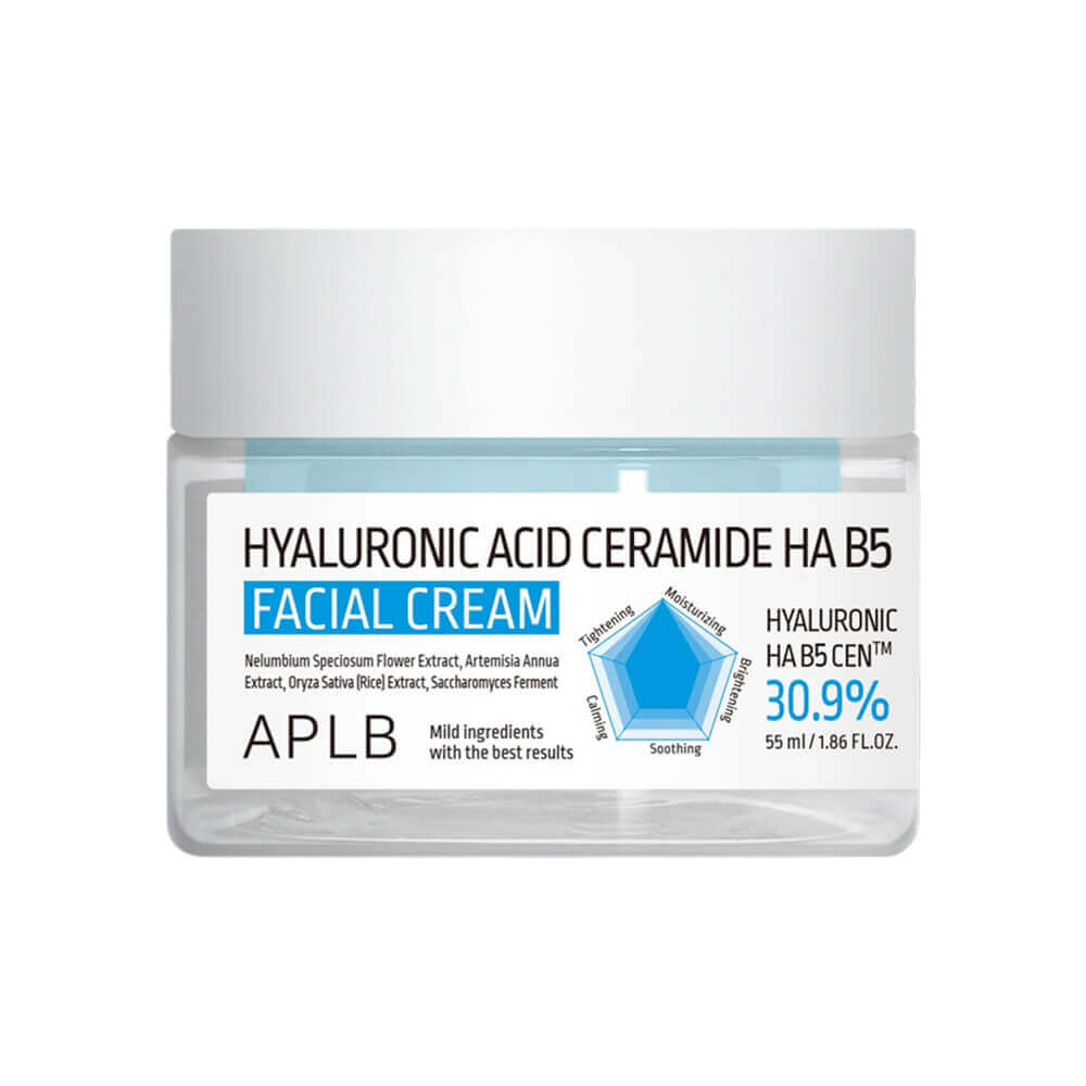 Увлажняющий крем с гиалуроновой кислотой и церамидами APLB Hyaluronic Acid HA B5 Facial Cream