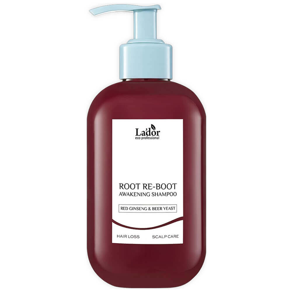 Шампунь с женьшенем для роста волос Lador Root Re-Boot Awakening Shampoo Red Ginseng & Beer Yeast 350 мл