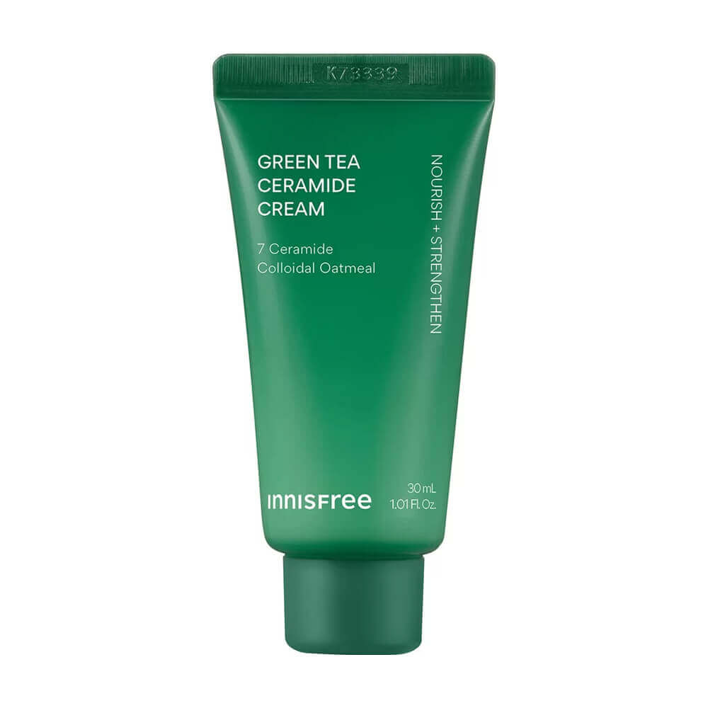 Восстанавливающий крем с зелёным чаем и церамидами Innisfree Green Tea Ceramide Cream