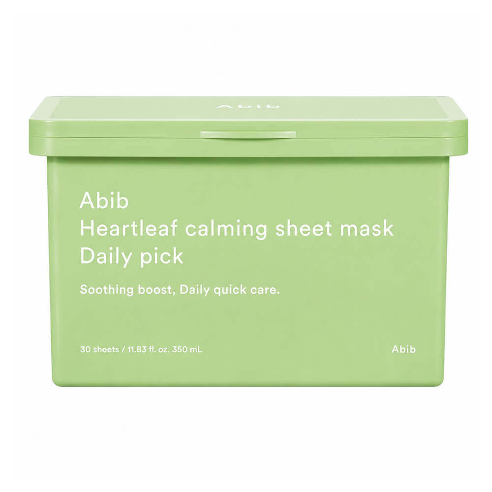 Набор успокаивающих масок с хауттюйнией Abib Heartleaf Calming Sheet Mask Daily Pick