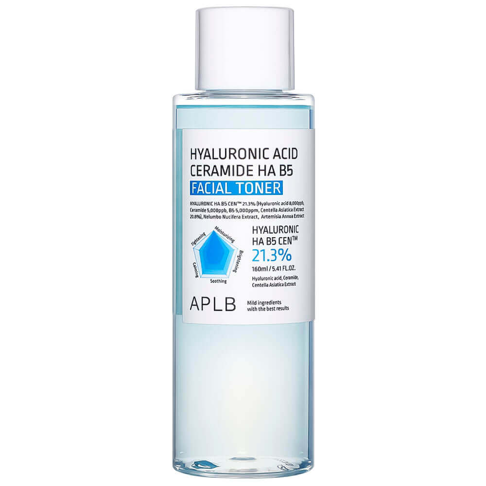 Увлажняющий тонер с церамидами и пантенолом APLB Hyaluronic Acid Ceramide HA B5 Facial Toner