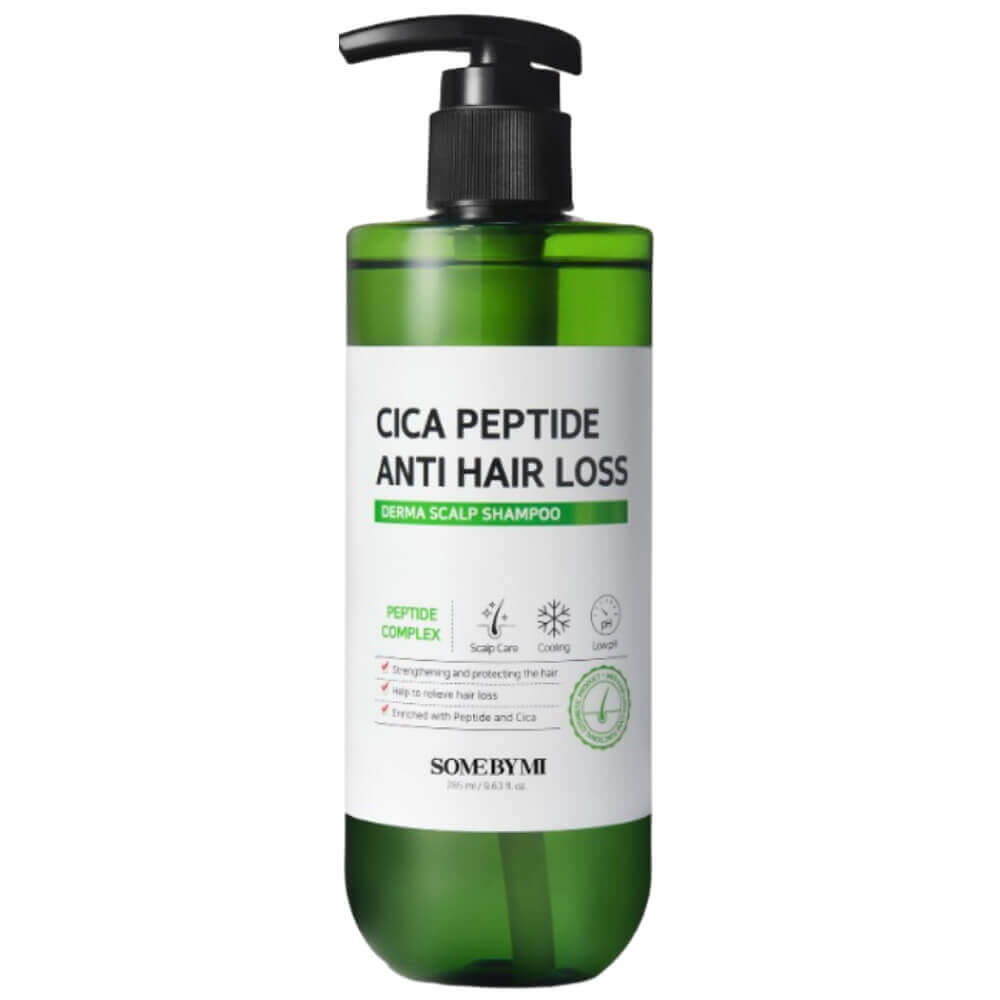 Укрепляющий шампунь с центеллой и пептидами Some By Mi Cica Peptide Anti Hair Loss Shampoo
