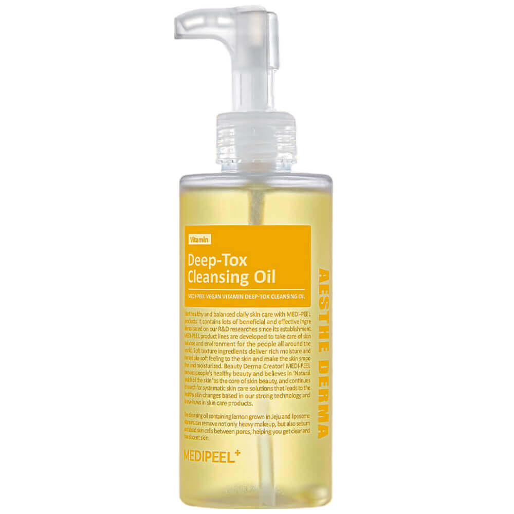 Витаминное гидрофильное масло с липосомами MEDIPEEL Vegan Vitamin Deep-Tox Cleansing Oil