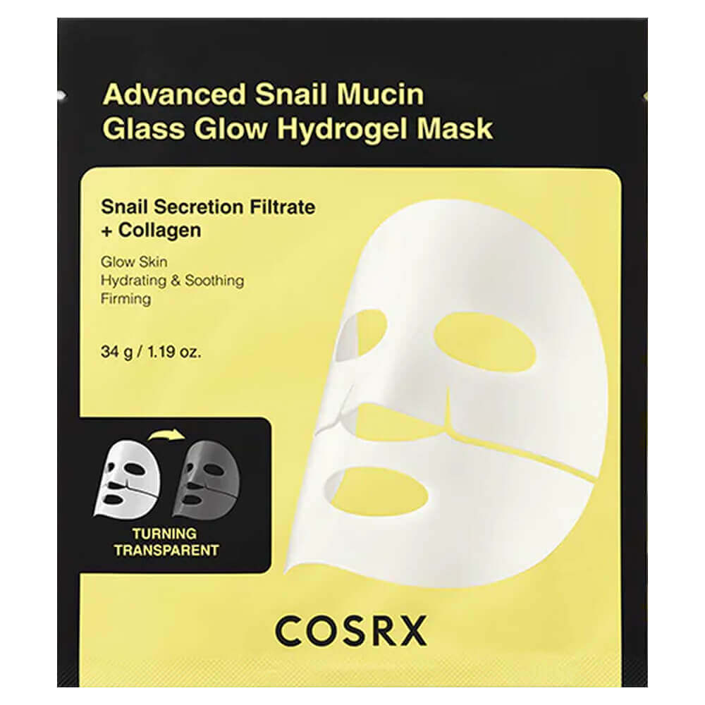 Гидрогелевая маска с муцином улитки COSRX Advanced Snail Mucin Glass Glow Hydrogel Mask