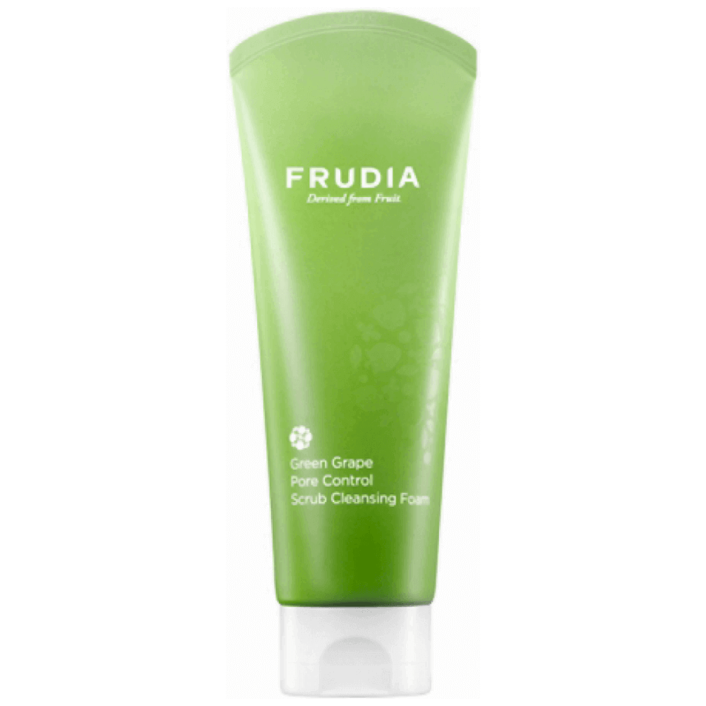 Пенка-скраб для глубокого очищения пор Frudia Green Grape Pore Control Scrub Cleansing Foam