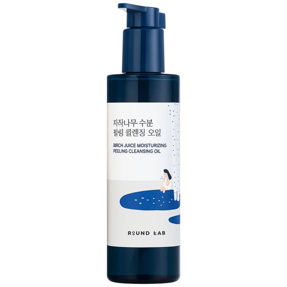Гидрофильное масло с берёзовым соком Round Lab Birch Juice Moisturizing Peeling Cleansing Oil