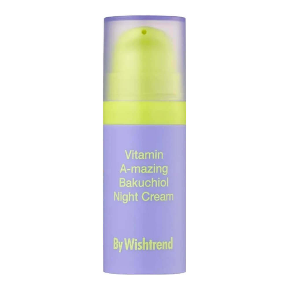 Ночной крем с ретиналем и бакучиолом By Wishtrend Vitamin A-mazing Bakuchiol Night Cream 10 мл
