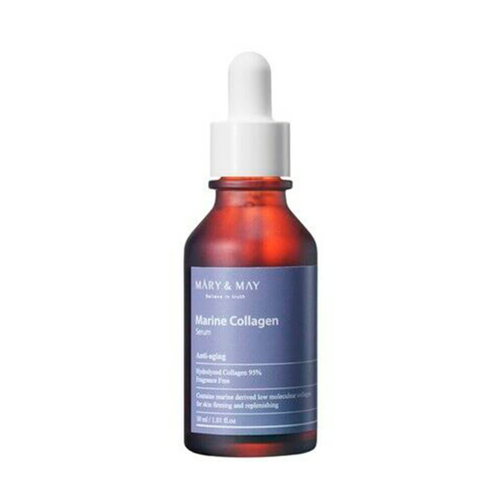Антивозрастная ампула с 95% коллагена Mary&May Marine Collagen Serum