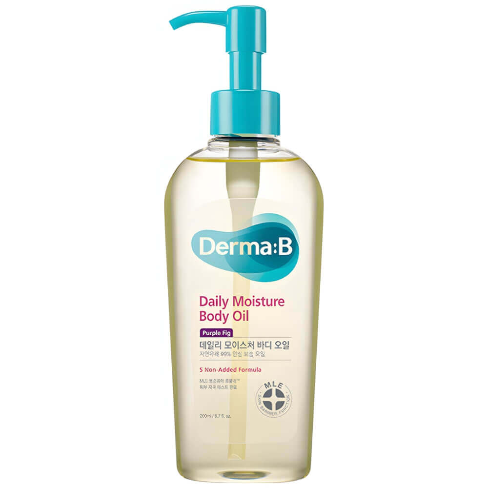 Ламеллярное парфюмированное масло для тела Derma:B Daily Moisture Body Oil Purple Fig