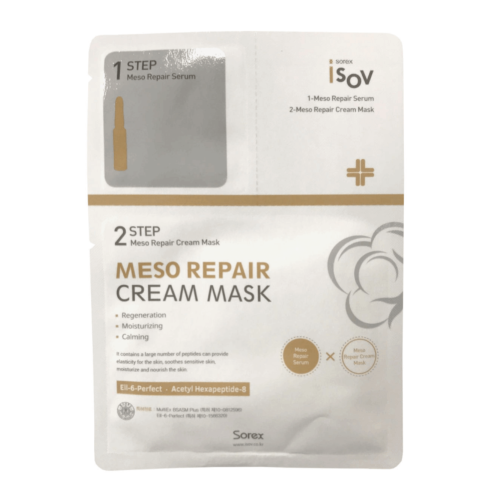 Двухступенчатая регенерирующая маска Isov Meso Repair Cream Mask 2Step