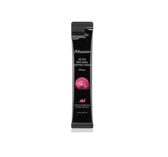 Обновляющая ночная маска с муцином улитки JMsolution Active Pink Snail Sleeping Cream Prime 1 шт