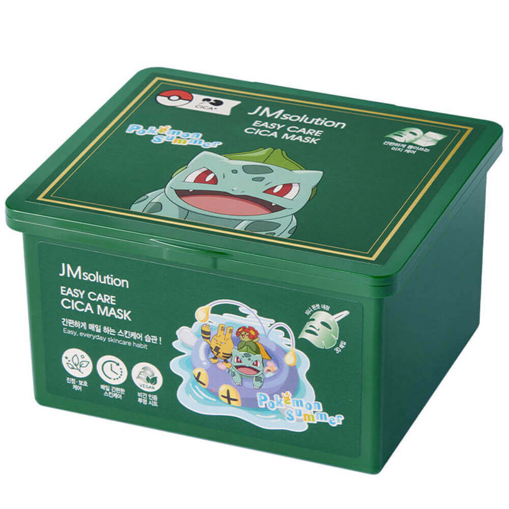 Набор успокаивающих тканевых масок с CICA-комплексом JMsolution Easy Care Cica Mask