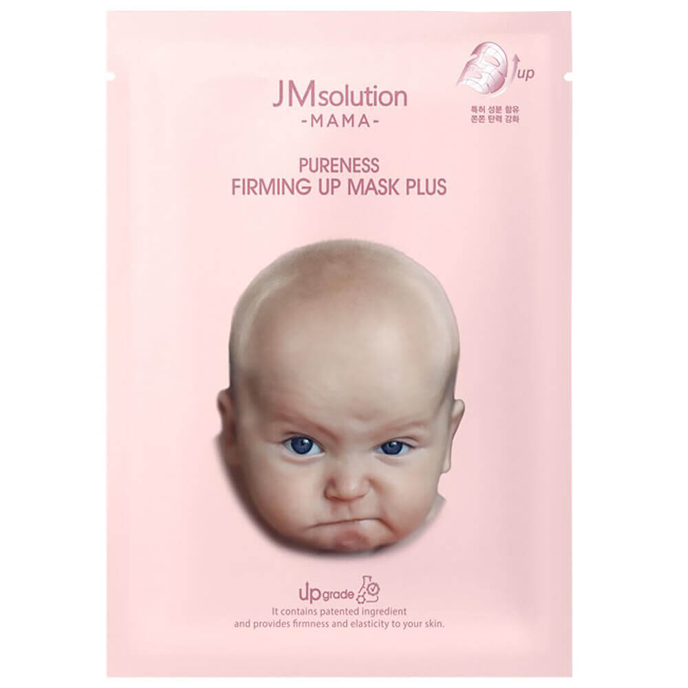 Гипоаллергенная тканевая маска для упругости кожи JMsolution Mama Pureness Firming Up Mask Plus