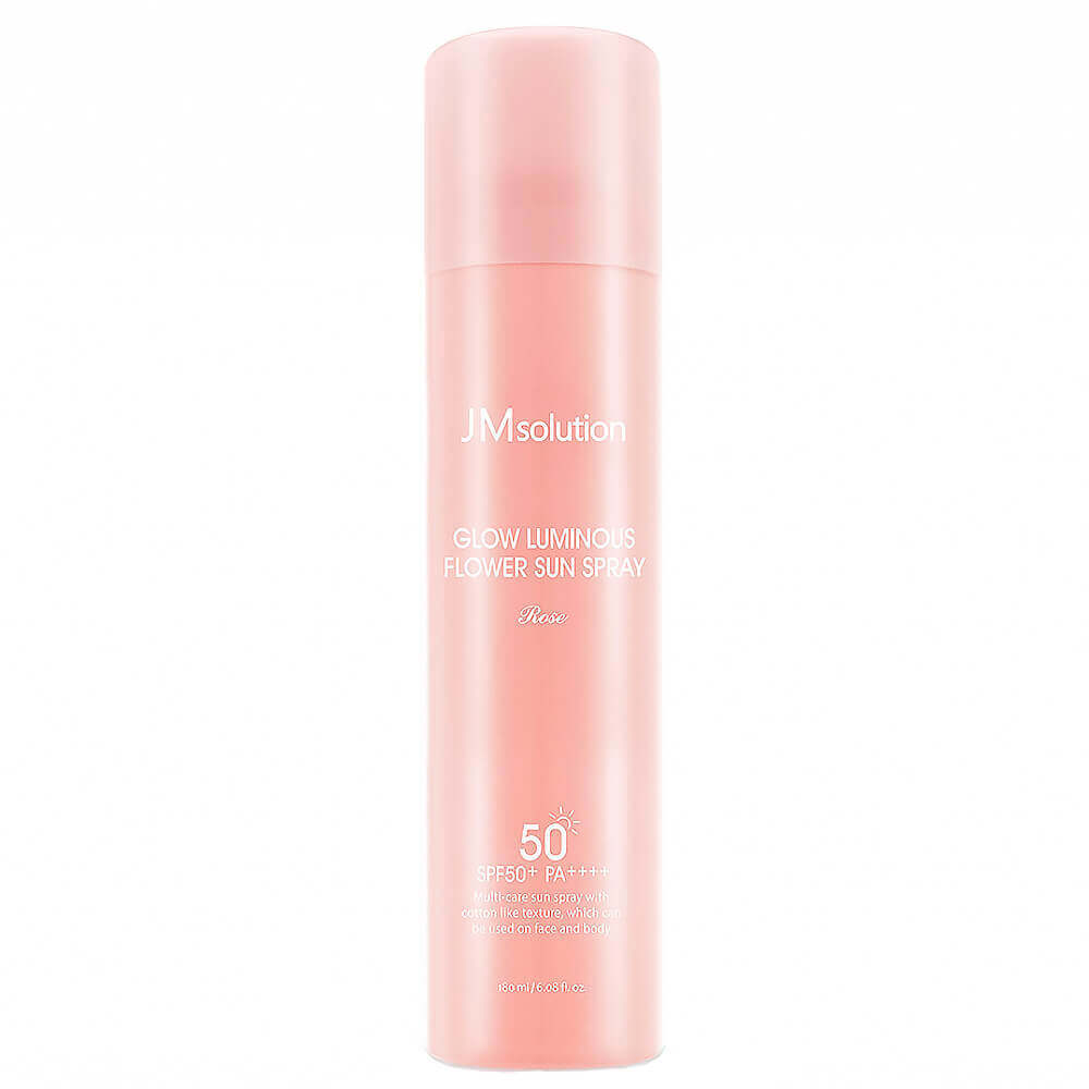 Омолаживающий солнцезащитный спрей с розой JMsolution Glow Luminous Flower Sun Spray SPF50+ PA++++