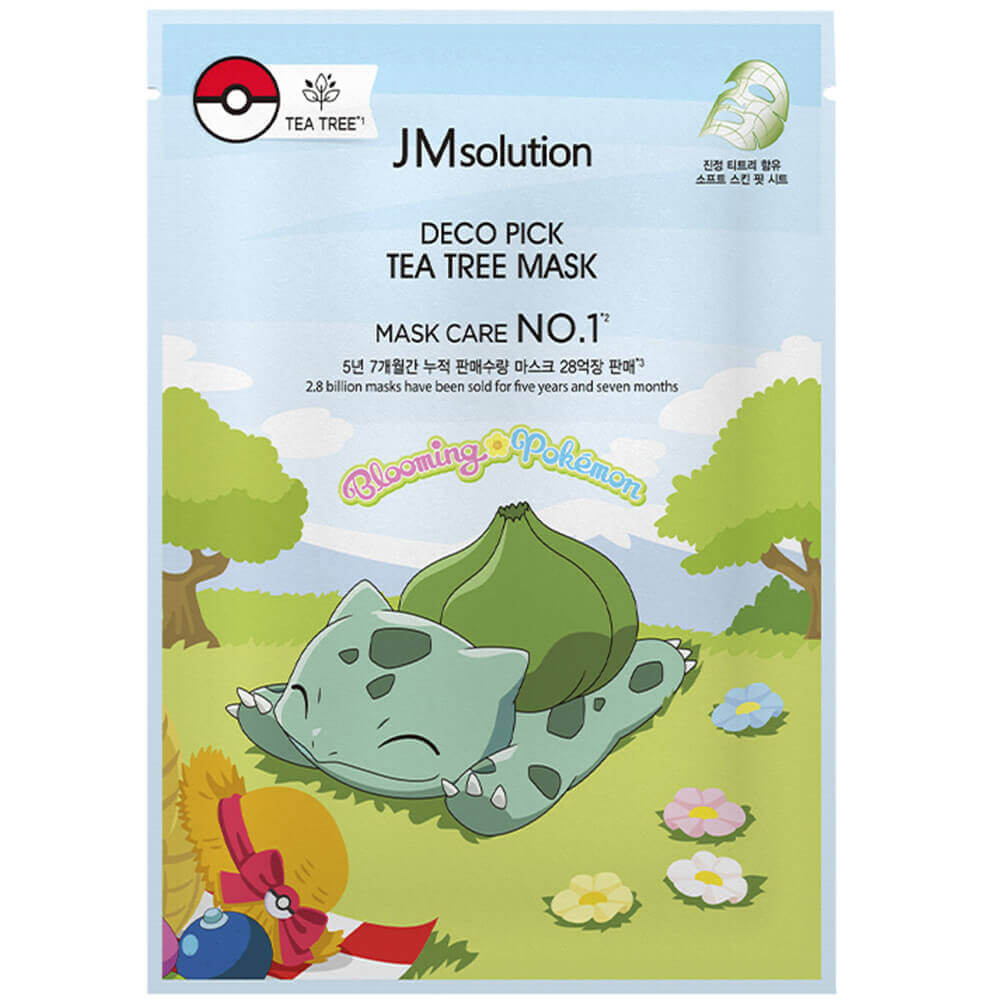 Тканевая маска с чайным деревом против воспалений JMsolution Mask Deco Pick Tea Tree Mask